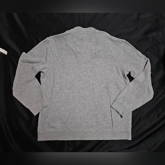 Chaps Men’s Sweater Medium Gray Pullover Buttons Fall Warm - Picture 8 of 8